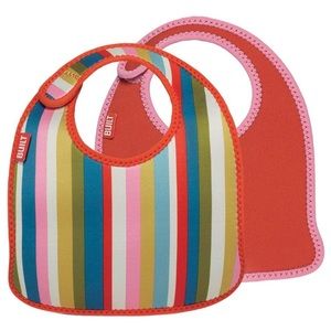 NWT BUILT Mess Mate Infant Bib, Set of 2
